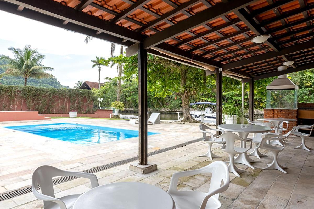 Casa Na Marina Com Piscina Churrasqueira E Pier Guarujá Exterior foto
